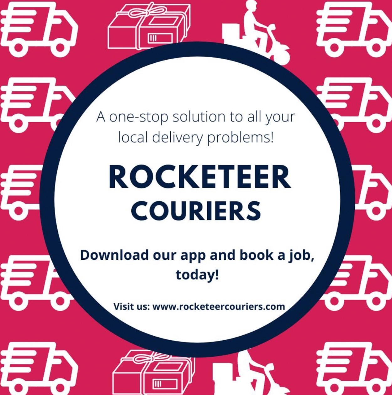 screenshot of Rocketeer Couriers